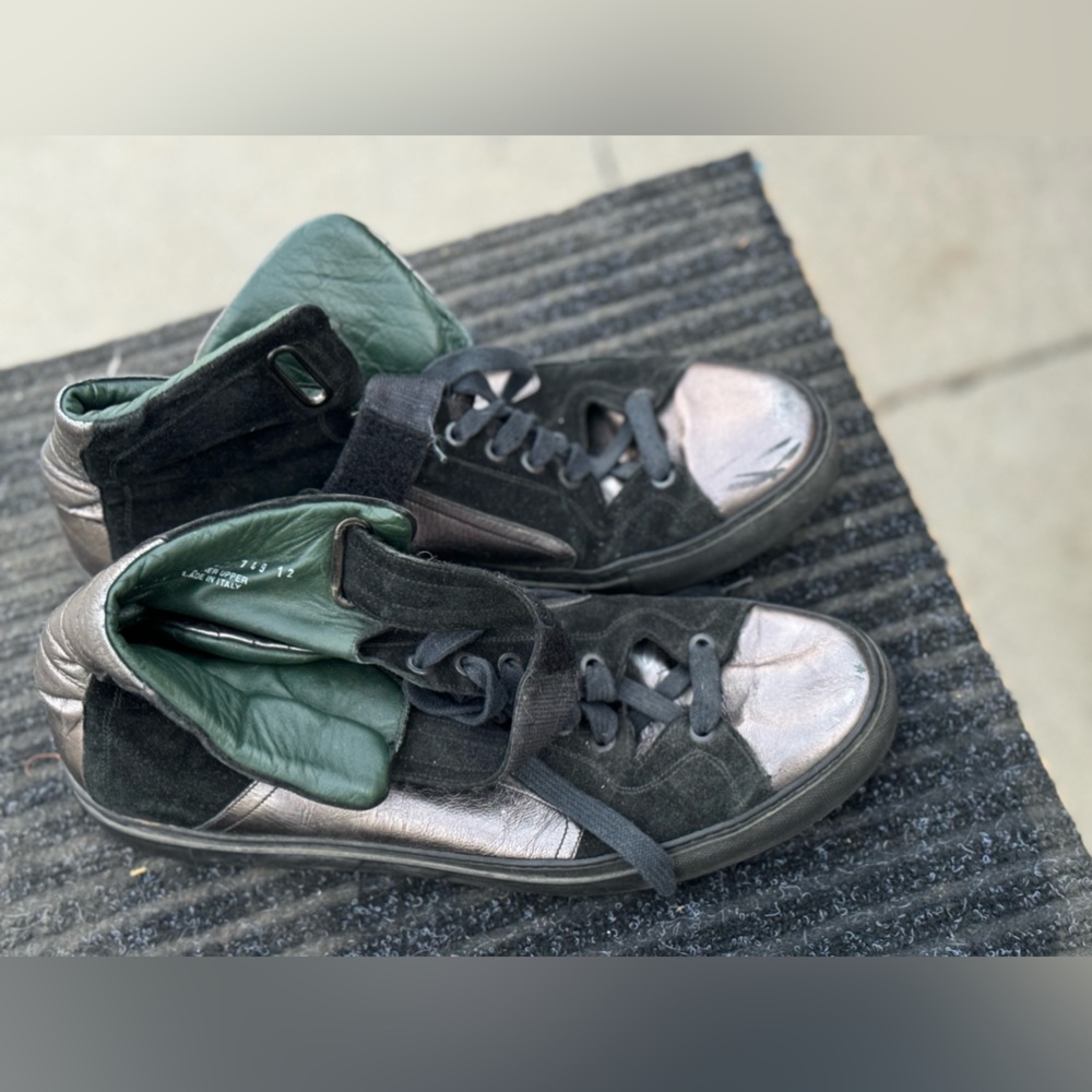 Kenneth Cole Men Sneakers Leather Made in Italy